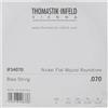 Thomastik-Infeld Flat Wound Basso elettrico - JF34070 - corda singola A - Jazz Bass Long Scale 34, calibro .070