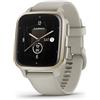 Garmin Smartwatch VENU SQ 2 Music Edition French gray e Cream gold 010 02700 12