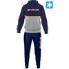 Givova Abbigliamento personalizzate. Completo tuta sportiva uomo modello Italia bicolore - Givova personalizzate o neutre