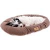 Ferplast Cuscino Cane e Gatto RELAX MICROFLEECE, Cuccia in Caldo e Soffice Micropile per Taglia Piccola, Lettino per Cani Lavabile, 43 x 30 x 12 cm. Grigio Tortora