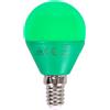 Aigostar Lampadina Led E14 G45 a sfera 4W Verde Aigostar