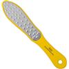 T-Tex Srl 2Easy - Lima Piedi Pro in Acciaio Inox, Lima Professionale a doppia texture fronte/retro - Impugnatura ergonomica - ideale per callosità e ispessimenti (Giallo)