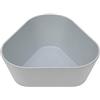 LÄSSIG Ciotola per bambini senza melamina, senza BPA, realizzata in biocomposito/Bowl Geo, grey-blue