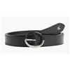 Calvin Klein Jeans Calvin Klein Accessori Round Classic Belt 25Mm Black Cintura Nera Donna