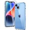 TAURI Cover per iPhone 14 Plus con Pellicola in Vetro Temperato,[Compatibile con MagSafe] Magnetica Custodia per Sottile Anticaduta - Trasparente