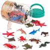 Terra by Battat Battat-AN6002Z Toysmith Animali marini Giocattoli, assortimento 60 Pezzi AN6002Z, Singolo, Multicolore, 2