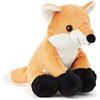 Zappi Co 100% riciclati peluche di Volpe - Animali di peluche morbidi e coccoloni, perfetti compagni per bambini e neonati (13-15cm)