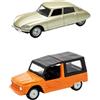 OPO 10 - Lotto di 2 Auto in Miniatura 3 Pollici: Citroen DS + MEHARI - WEL11