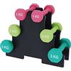 YouShang 1kg*2 Pesetti Pesi Manubri Palestra Dumbell per Braccia Decathlon  Fitness Gym Domicile : : Sport e tempo libero