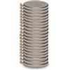 MAUL 6167196 Magnete Al Neodimio autoadesivo, diametro: 10 X (H) 1 mm