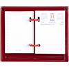 Exacompta - 35575E -Socle in plastica bordeaux per blocco pratico - Bordeaux
