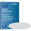 Duravit Universal Soffione doccia acciaio inox, Doccia soffione con getto Rain, Doccia soffione rotondo (Ø 400 mm), Soffione con angolo di inclinazione regolabile, Doccia a pioggia, cromo