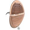 La Ventilazione GRADF200R Griglia di ventilazione tonda pieghevole in rame con rete antinsetti, ø235 mm
