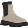 Geox D Vilde C, Stivaletti Donna, Beige/Nero (Lt Taupe/Black), 40 EU