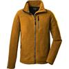 G.I.G.A. DX Uomo Giacca in pile casual GW 17 MN KNTFLC JCKT, curry, 4XL, 38544-000