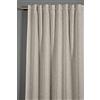 Gardinia Tenda con Occhielli Nascosti e Nastro Integrato, Estetica Naturale, Traslucido e Opaco, Beige, 140 x 245 cm