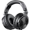 OneOdio Pro C Cuffie Bluetooth Wireless Over Ear Hi-Fi Stereo Audio Cuffie con Microfono CVC 8.0 110 Ore di riproduzione,Cuffie Pieghevoli con Altoparlanteal Neodimio da 50 mm per PC Cellulare (Nero)