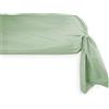 Tex family Federa Cuscino Parigi cilindrica alla Francese traversino Tubolare Made in Italy (Cm. 40x240, Verde)