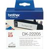 Brother Etichette Originali BROTHER P-Touch (DK-22205) (62x30.48mt) modulo continuo