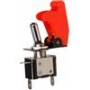 MCPOWER Interruttore a levetta ON-OFF 12V/20A con cappuccio protettivo rosso e led MCPOWER