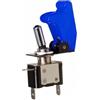 MCPOWER Interruttore a levetta ON-OFF 12V/20A con cappuccio protettivo blu e led MCPOWER