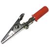 MCPOWER Morsetto a coccodrillo da 55 mm con impugnatura isolata rosso