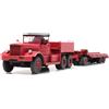 ARTITEC 387.430 Autocarro Diamond T con rimorchio rosso , uso civile HO 1:87