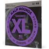 D'Addario Corde Elettriche Half Round EHR370, 11-49, Medium