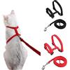 ZLXFT Pettorina Gatto Antifuga,Pettorina per Gatti Pettorina H Gatto Pettorina e Guinzaglio per Gatti Utilizzati Cuccioli e Piccoli Animali Domestici Imbracatura