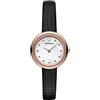 Emporio Armani Orologio Donna, movimento a due lancette, cassa in acciaio inossidabile oro rosa 30 mm con cinturino in pelle Pro-Planet, AR11459