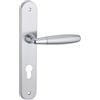THIRARD 00066754 - Set maniglia Mirella 2 interasse 195 Foro di cilindro cromato Satinato/Lucido - per anta interna - Finitura: foro cilindro cilindro