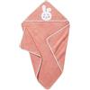 BabyCalin BBC303913 Gesticktes Badekap, 80cm x 80cm, Hase, mehrfarbig, 1 Stück