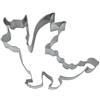 Städter Staedter Dragon Shape Cookie Cutter, Argento, Acciaio Inossidabile, Silver, 8 cm