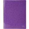 Exacompta 380800b Iderama Cartelline (Cartone rivestito, din a4) Confezione da pezzi Violett