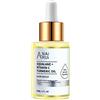 ANAI RUI ANAiRUi Squalene Vitamina C Olio Viso Alla Curcuma Idratante per Miglioramento dell'Elasticità e della Compattezza della Pelle Trattamento Capelli, Cuticole, Mani, Piedi e Labbra Secche, 30ml