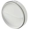 La Ventilazione CVL150B Giunto ø 150 mm interno, con valola a farfalla per tubi tondi in ABS. Colore bianco