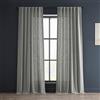 HPD Half Price Drapes Tende per finestre in Finto Lino Pesante di Alta qualità per Soggiorno (1 Pannello), 127 x 243,8 cm (Larghezza x Lunghezza), filtra la Luce, Lunghe 244 cm, Colore Grigio Cenere,