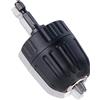 JTENG Mandrino con Codolo Esagonale 3/8 - 24UNF Rapida con Adattatore 0,8-10 mm Mandrino Autoserrante per Trapano a Pistola, Trapano Elettrico