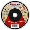 fischer Disco da taglio FP piatto, per applicazioni in acciaio e acciaio inox, 1,5/115 mm, diametro foro 22,23 mm, set da 25 pezzi
