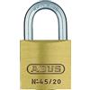 ABUS 118197 - Lucchetto in ottone tipo 45/20 Twins SB