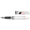 Online 12376/3D - Penna stilografica College, pennino EF extra fine, colore: Marble