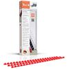 Peach PB406-03 - Dorsi in plastica, formato A4-6 mm, 25 fogli, 100 pezzi, colore: rosso