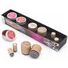 Woodies Kit Amore 2 2 tamponi Mini 2 inchiostratori, Legno, 26,5 x 5,5 x 3,5 cm