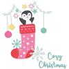 Thinlits Penguin Stocking