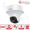 HIKVISION DS-2CE70DF3T-PTS - Telecamera Analogica Turret PT 2MP WDR 130DB - Ottica Fissa (2.8mm)