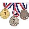 6Pcs Sports Meeting Awards medaglie bambini medaglie d'oro medaglia  d'argento Keepsake Metal Games medaglie