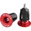 TRIWONDER Tappi Manubrio Bici MTB, Tappi Blocco Manopole con Design Sicuro, Terminali Manubrio per Bici da Corsa MTB (02 Rosso - 26 mm - 2 pezzi)
