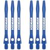 RED DRAGON Gerwyn Price Iceman Logo Blue Aluminium Medium Stems - 3 Sets per Pack (9 Stems in Total)