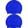Newaner 2 Pezzi Cuffie da Nuoto Bambini in silicone, Cuffie antirumore, Rivestimento Ripstop per comfort e resistenza allo scivolamento, Cuffie da nuoto per bambini per ragazzi e ragazze（blu）