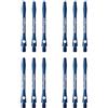 RED DRAGON Laser Inciso Alluminio Alberi Freccette Aste Medi - Blu - 4 Set per Confezione (12 Alberi in Totale)